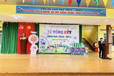 KHOẢNH KHẮC NGÀY TỔNG KẾT NĂM HỌC 2024–2025 TẠI TRƯỜNG TH NGUYỄN DU XÃ EA TUR.